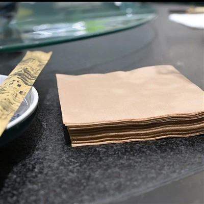 Napkin Makan Tengahari Coklat